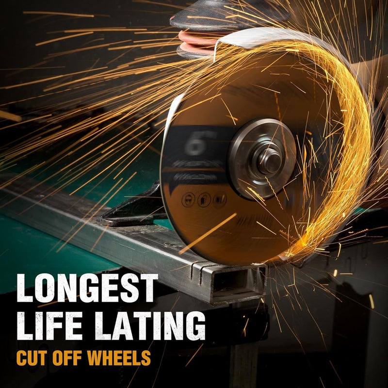 Shawya 30 Pack 6 inch Cut-Off Wheels for Metal and Stainless Steel and PVC Tube 6" x.040 x7/8" Cutting Wheel for Angle Grinder Aggressive Cutting disc for General Purpose Metal Cutting - Image 5
